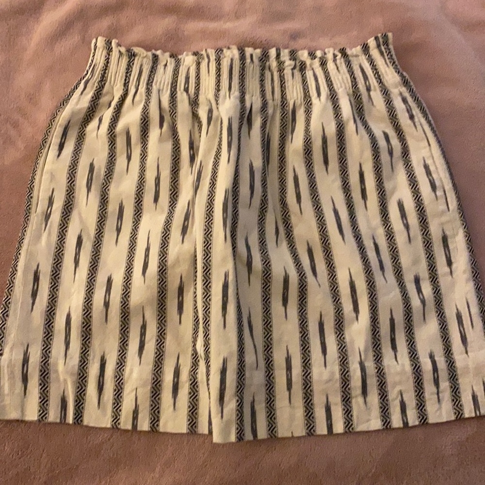 J. Crew, mini skirt with elastic waist